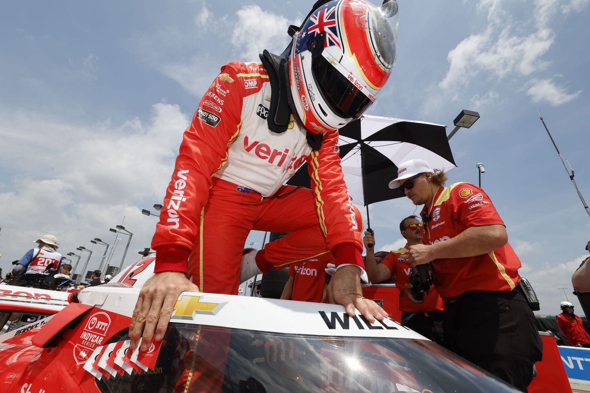 Will Power at the 2025 NTT INDYCAR Series Iowa Race Weekend - Source: Getty